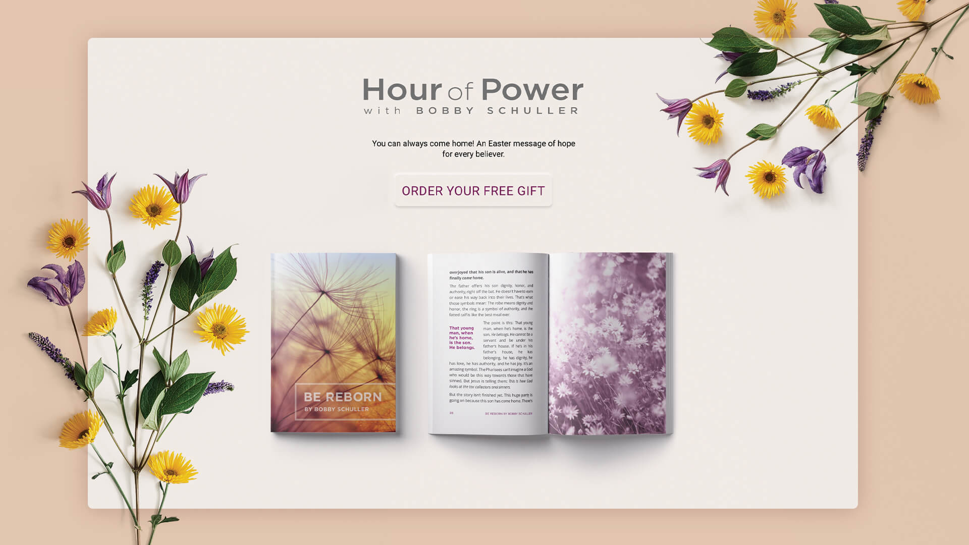 Hour Of Power - Be Reborn Campaing Social Media and Google Ads